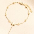 Stainless Steel Star Charm Hand Chain in Gold