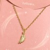 Wing Carded Necklace in Gold