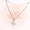 Diamonte Carded Tree Necklace in Silver