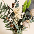 Evergreen Preserved Foliage and Dried Flower Posy