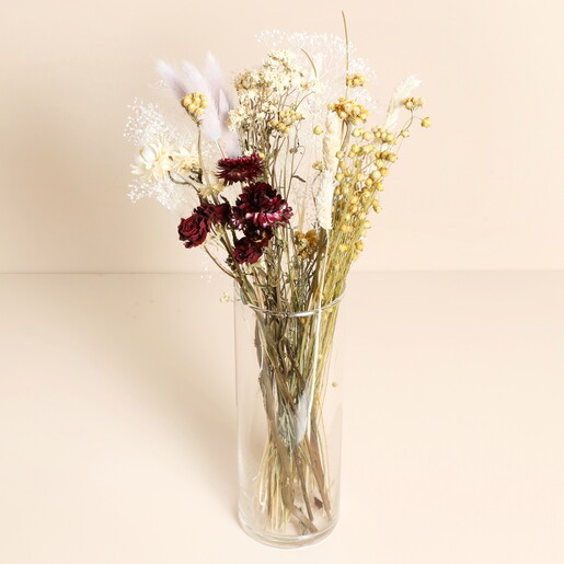 Christmas Market Style Dried Flower Bouquet