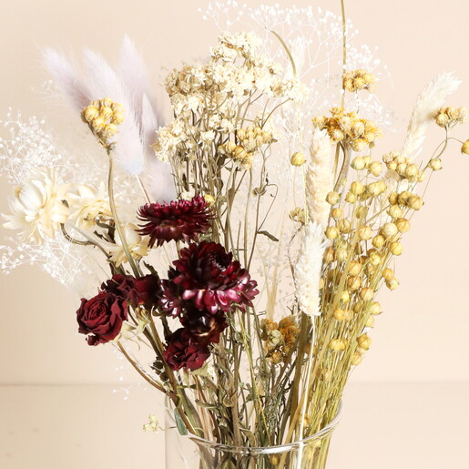 Christmas Market Style Dried Flower Bouquet