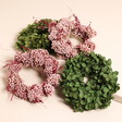 Set of 4 Mini Wreath Christmas Decorations