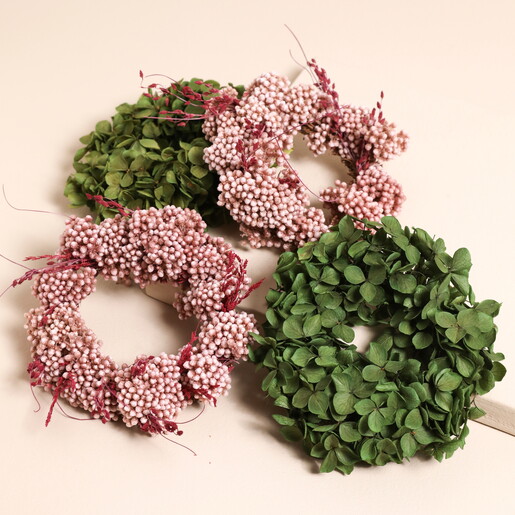 Set of 4 Mini Wreath Christmas Decorations Set of 4 Mini Wreath Christmas Decorations