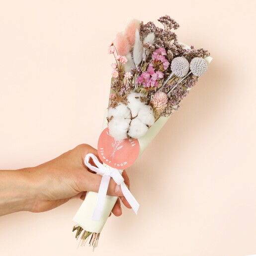 Snow Fairy Dried Flower Mini Posy