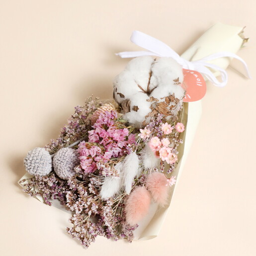 Snow Fairy Dried Flower Mini Posy