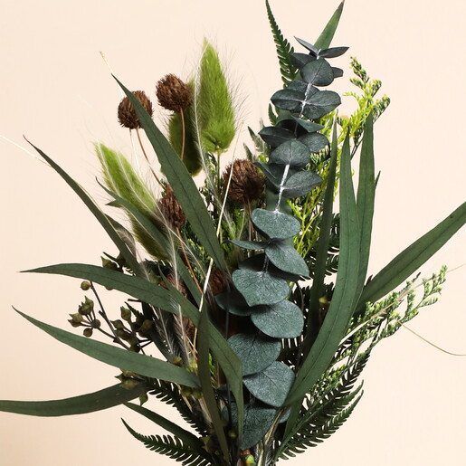 Woodland Dried Flower Posy with Vase