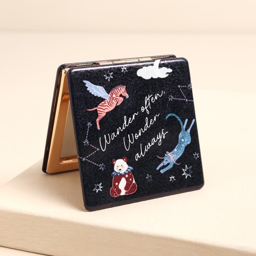 Spirit Animal Printed Compact Mirror