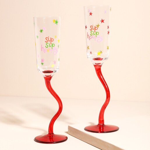 two flutes against background