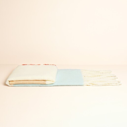 Personalised Colour Block Winter Scarf