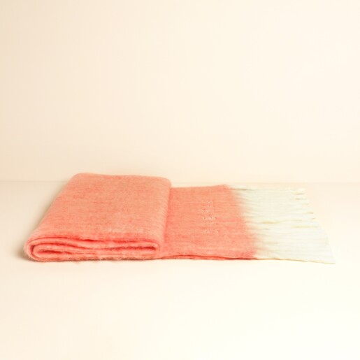 Pastel Orange Winter Scarf