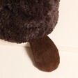 Tail detail on Warmies Beaver Microwavable Soft Toy
