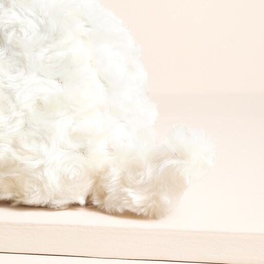 Back Tail Detail on Warmies Curly Patch Dog Microwavable Soft Toy