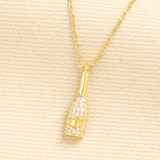 14ct gold plated brass necklace 