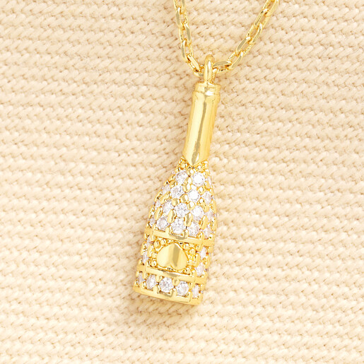 close up of crystal pendant