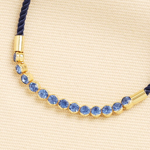 close up of blue beads 