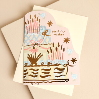 Cath Tate Cake Wishes Birthday Card