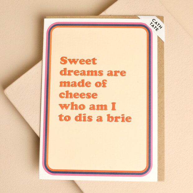 Cath Tate Dis A Brie Greetings Card