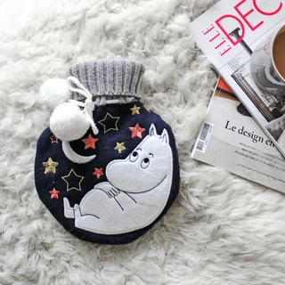 House of Disaster Moomin Moon Round Hot Water Bottle