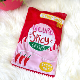House of Disaster Small Talk Neurospicy Hot Water Bottle
