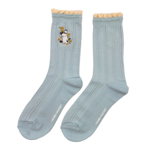 pale blue cotton socks from House of Disaster