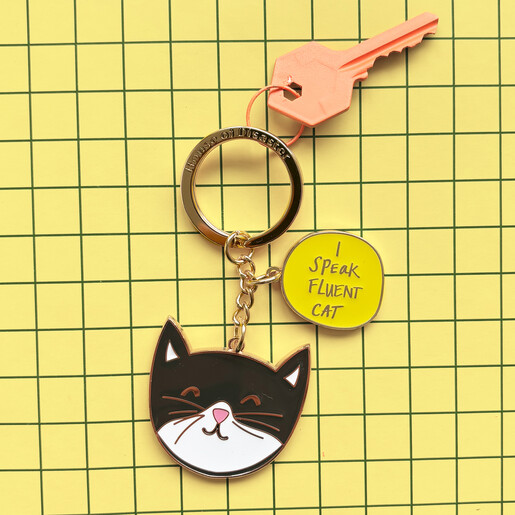metal and enamel keyring from House of Disaster