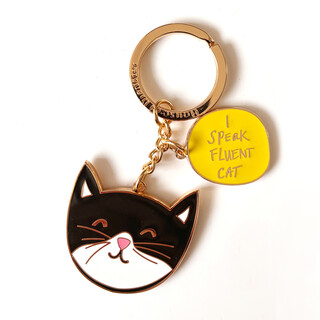 House of Disaster Small Talk Cat Keyring