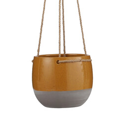 Edelman Ochre Resa Hanging Plant Pot