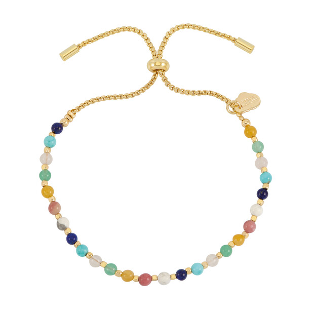 Estella Bartlett Live Colourfully Amelia Beaded Bracelet in Gold