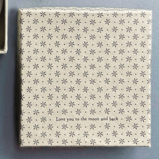 Patterned gift box for the East of India moon vase