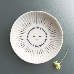 East of India Ceramic Good Friends Trinket Dish