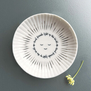 East of India Ceramic Good Friends Trinket Dish