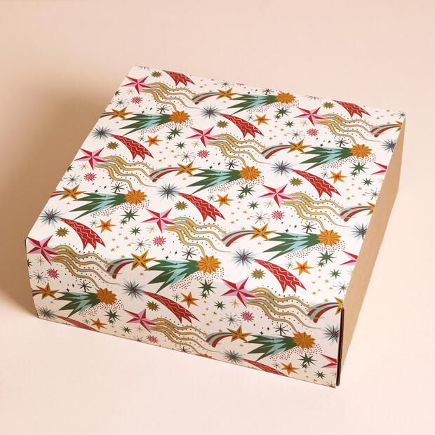 Kraft Gift Box with Shooting Star Sleeve