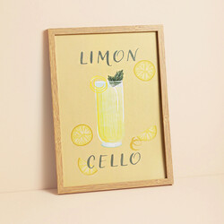 Limoncello Spritz Limon Cello A4 Print
