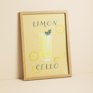 Limon Cello A4 Print