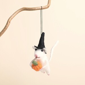 Felt Halloween Mouse Hanging Decoration