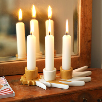 Ceramic Shooting Star Candle Holder