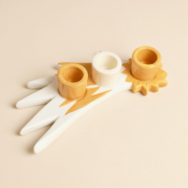 Ceramic Shooting Star Candle Holder