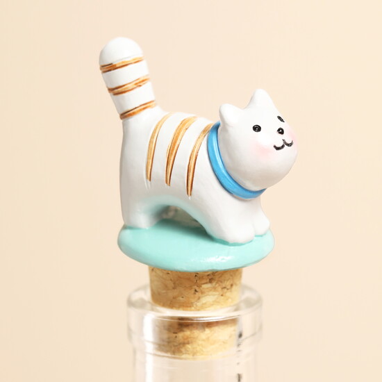 Cat Cork Bottle Stopper