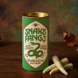 The Chocolate Gift Co Small White Snake Fangs
