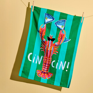 Hijinx Cin Cin Tea Towel