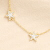close up of sparkly star charms 