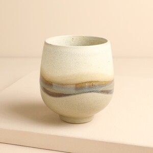 Ceramic Reactive Glaze Brown Succulent Pot