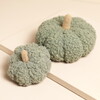 green felt pumpkin decoration