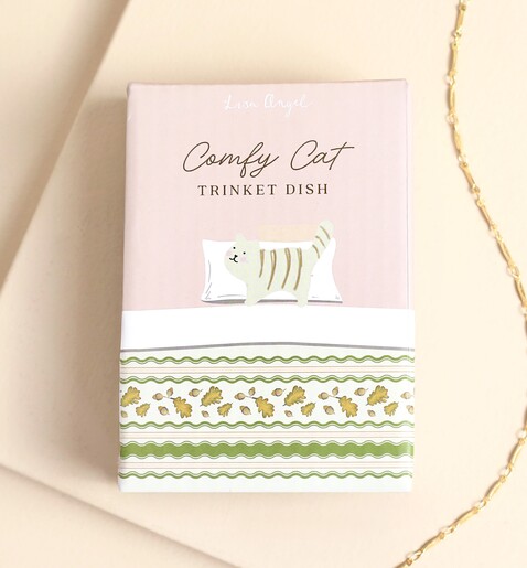 Gift packaging box for the Comfy Cat ceramic trinket dish
