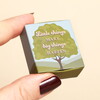 close up of sweet text on box