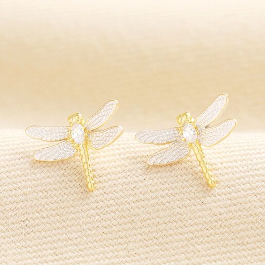 mixed metal stud earrings from Lisa Angel's Crafted edit