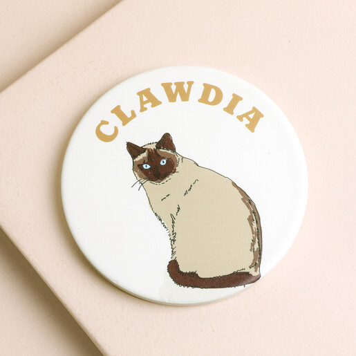 brown cat coaster