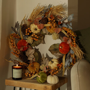 Autumn Harvest Decorative Wreath