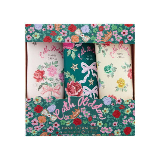 Cath Kidston ditsy hand cream trio set in floral packaging box
